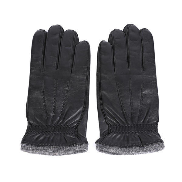 Sustainable material mens leather gloves AW2025-M15