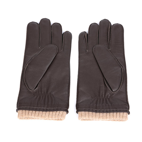 Sustainable material mens leather gloves AW2025-M10