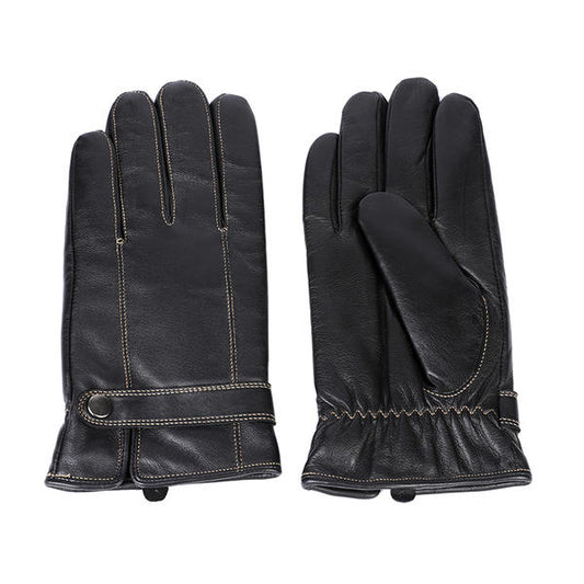 Black or colorful color mens leather gloves AW2025-M8