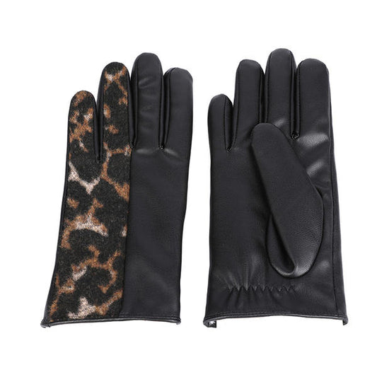 Sustainable material women leather gloves AW2025-49