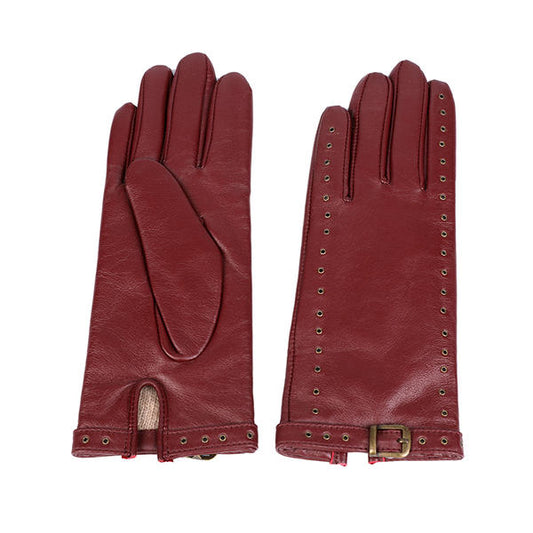 Fashion sheep or goat women leather gloves AW2025-47