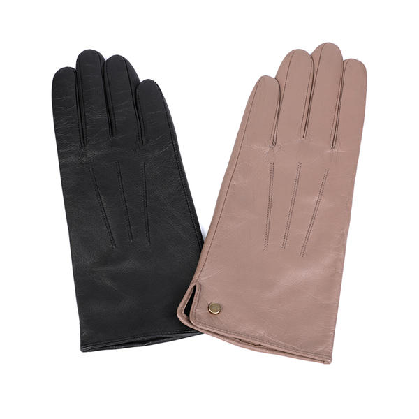 Sustainable material women leather gloves AW2025-46