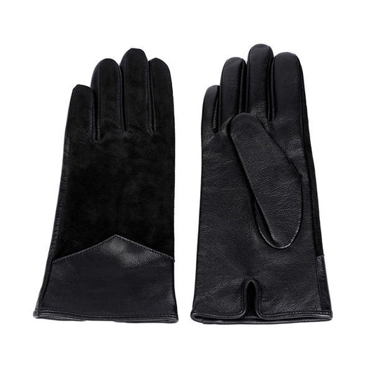 Women leather gloves sheep or goat+pig split leather AW2025-37