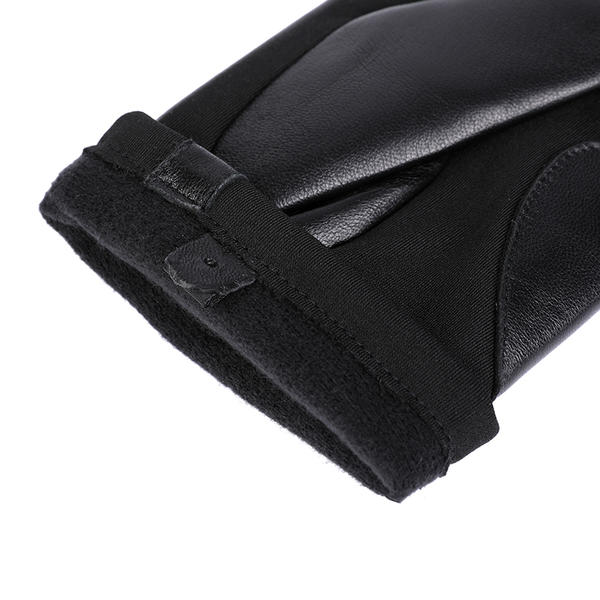 Fashion & warm women leather gloves sustainable material AW2025-36
