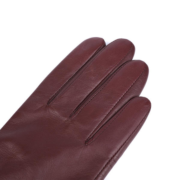 Women leather gloves sustainable material AW2025-35