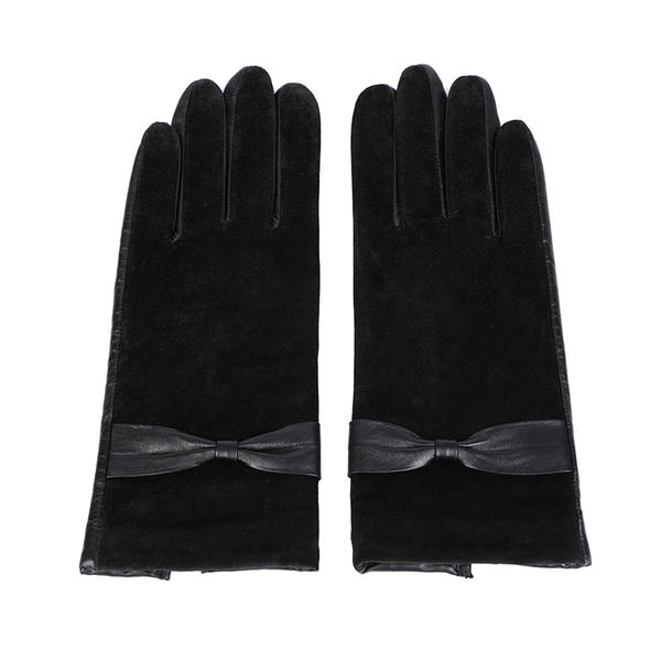 Sheep or Goat+Pig split leather women leather gloves AW2025-34