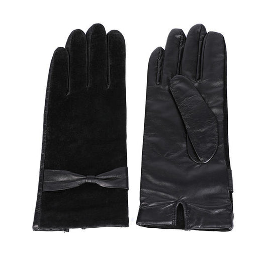 Sheep or Goat+Pig split leather women leather gloves AW2025-34