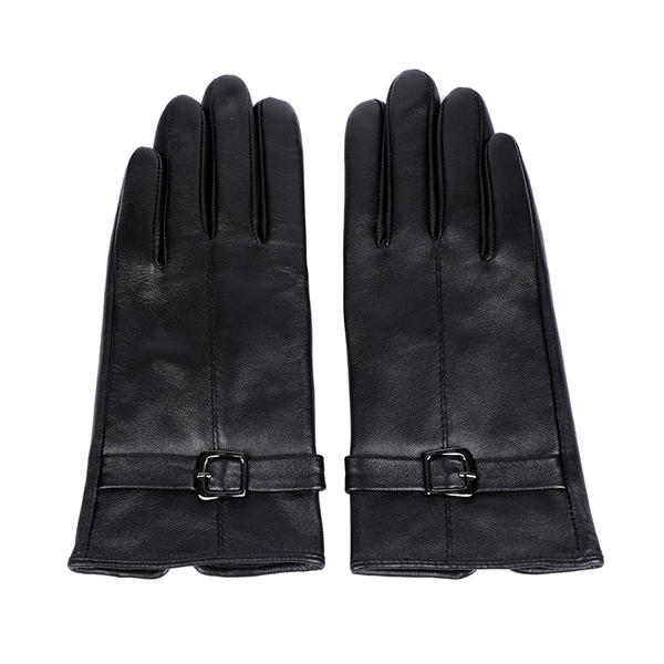 Black or colorful color women leather gloves AW2025-33