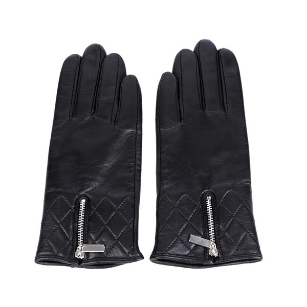 Fashion & warm women leather gloves sustainable material AW2025-31