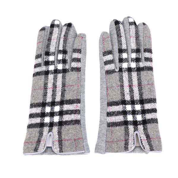 Polyester+wool/nylon cut&sewn women's knit gloves AW2025-57