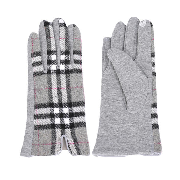 Polyester+wool/nylon cut&sewn women's knit gloves AW2025-57