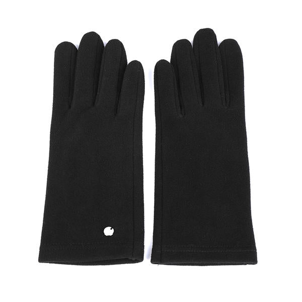 Polyester cut&sewn women's knit gloves black or colorful color AW2025-68