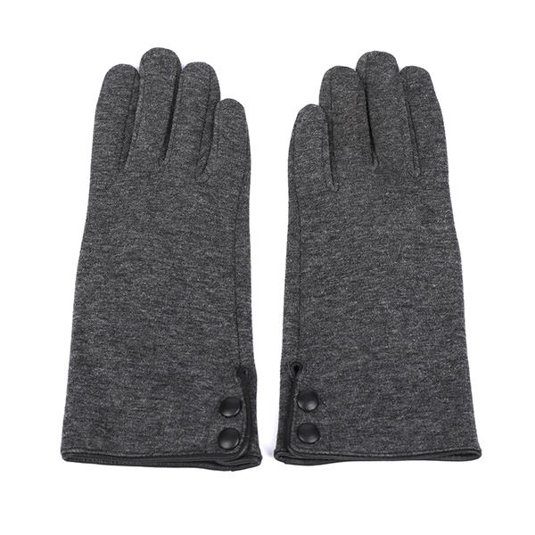 Sustainable material cut&sewn women's knit gloves fashion & warm AW2025-67