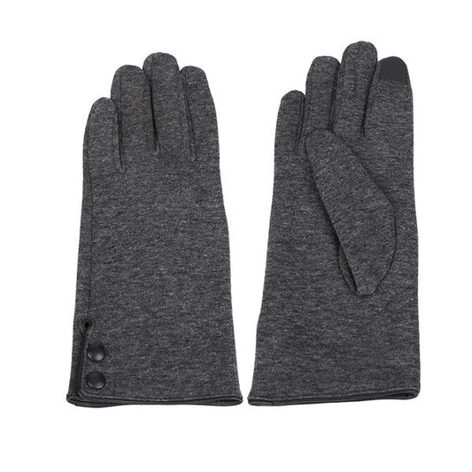 Sustainable material cut&sewn women's knit gloves fashion & warm AW2025-67
