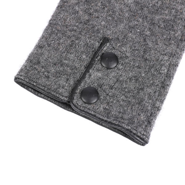 Wool/nylon cut&sewn women's women's knit gloves black or colorful color AW2025-66