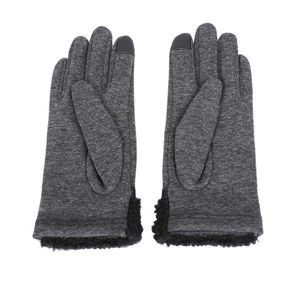 Sustainable material cut&sewn women's knit gloves AW2025-62