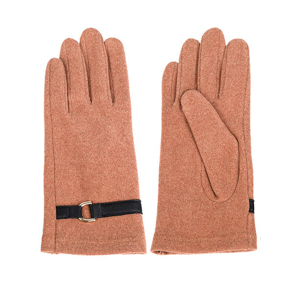 Fashion & warm cut&sewn women's knit gloves sustainable material AW2025-60