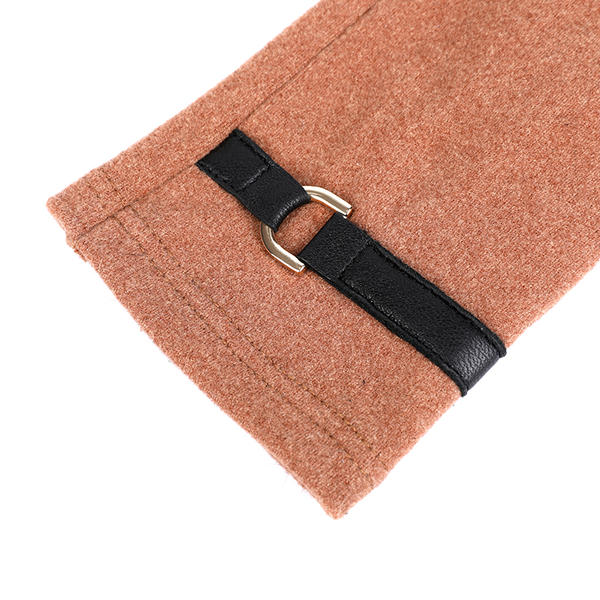 Fashion & warm cut&sewn women's knit gloves sustainable material AW2025-60