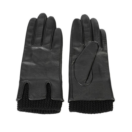Sustainable material women leather gloves AW2025-24