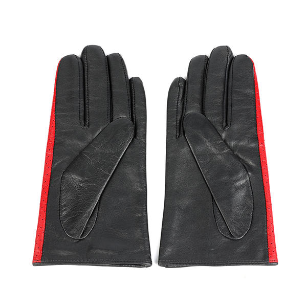 Sustainable material women leather gloves AW2025-6