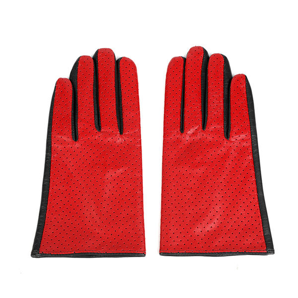 Sustainable material women leather gloves AW2025-6