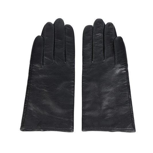 Black or colorful color women leather gloves AW2025-5