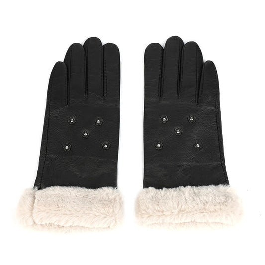 Sheep or goat women leather gloves AW2025-4