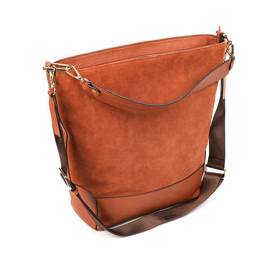 Women suede leather bag cow split suede AWB03