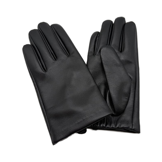 Women's Winter Wool & Cashmere Genuine Leather Gloves 25AW-002