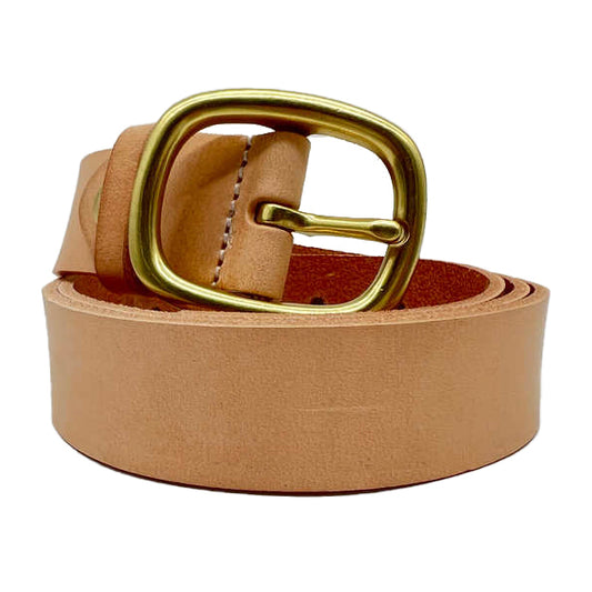 Kulanyane Women's Genuine Cowhide Leather Luxury Gold Belt