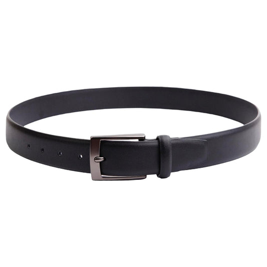 Stylish and Textured Men's Black PU Belt DH2503-02