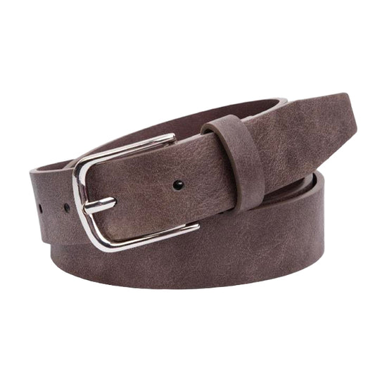 Simple and All match Men's Coffee colored PU Belt DH2503-15