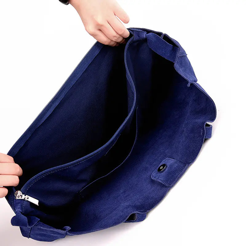 Fashion & luxury women suede leather shopper bag AWB10